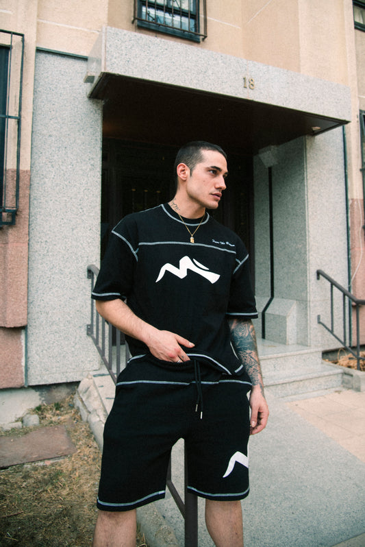 STICHING SHORT BLACK