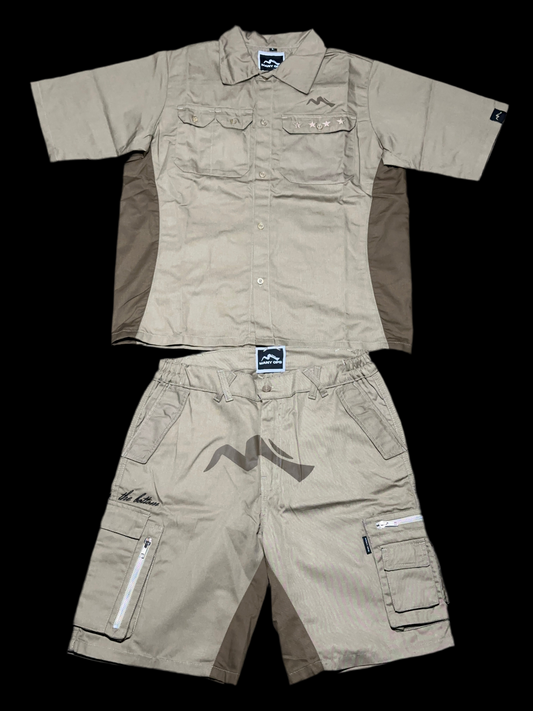 BEIGE CARGO SET