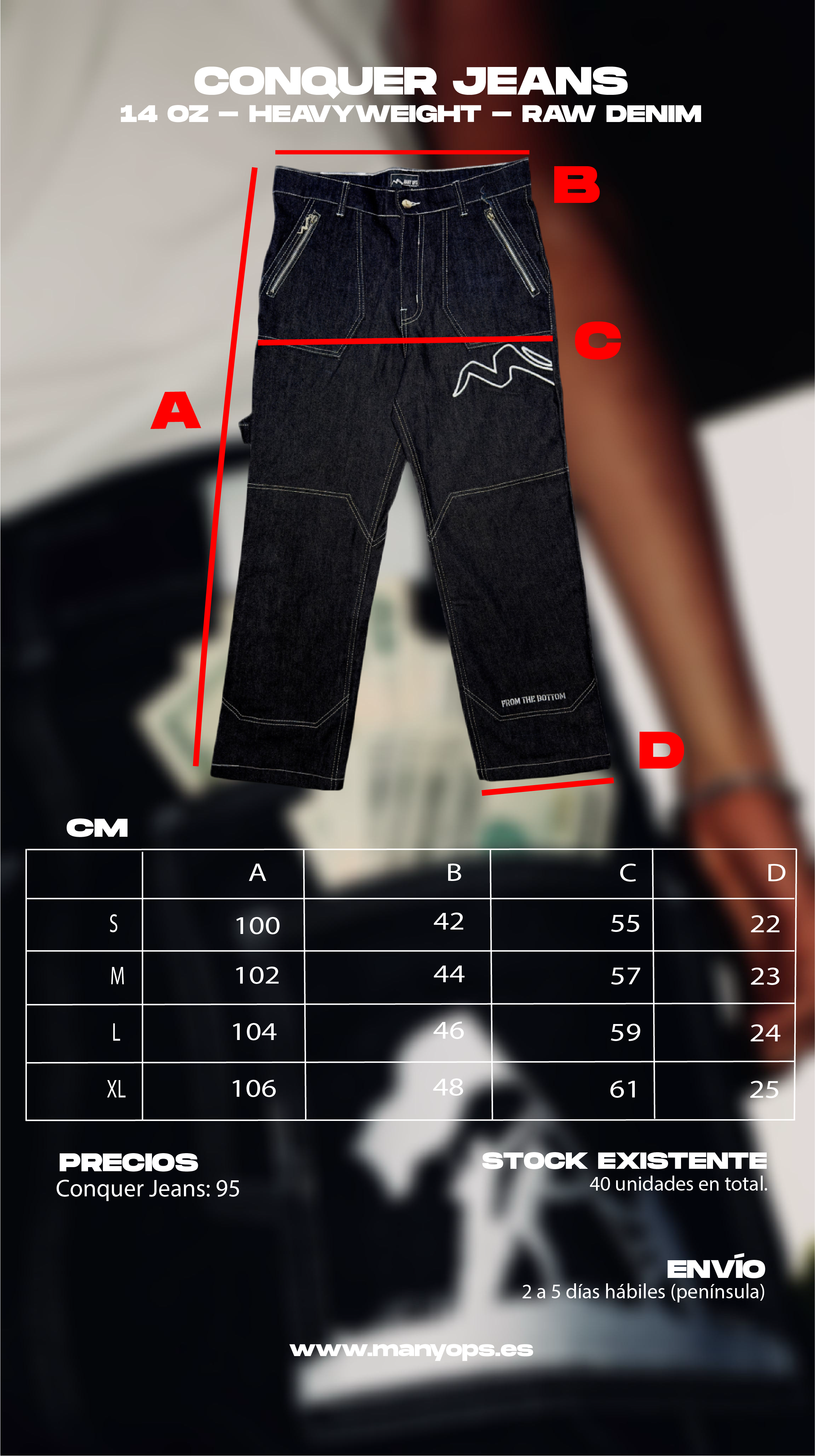 Conquer Denim Jeans