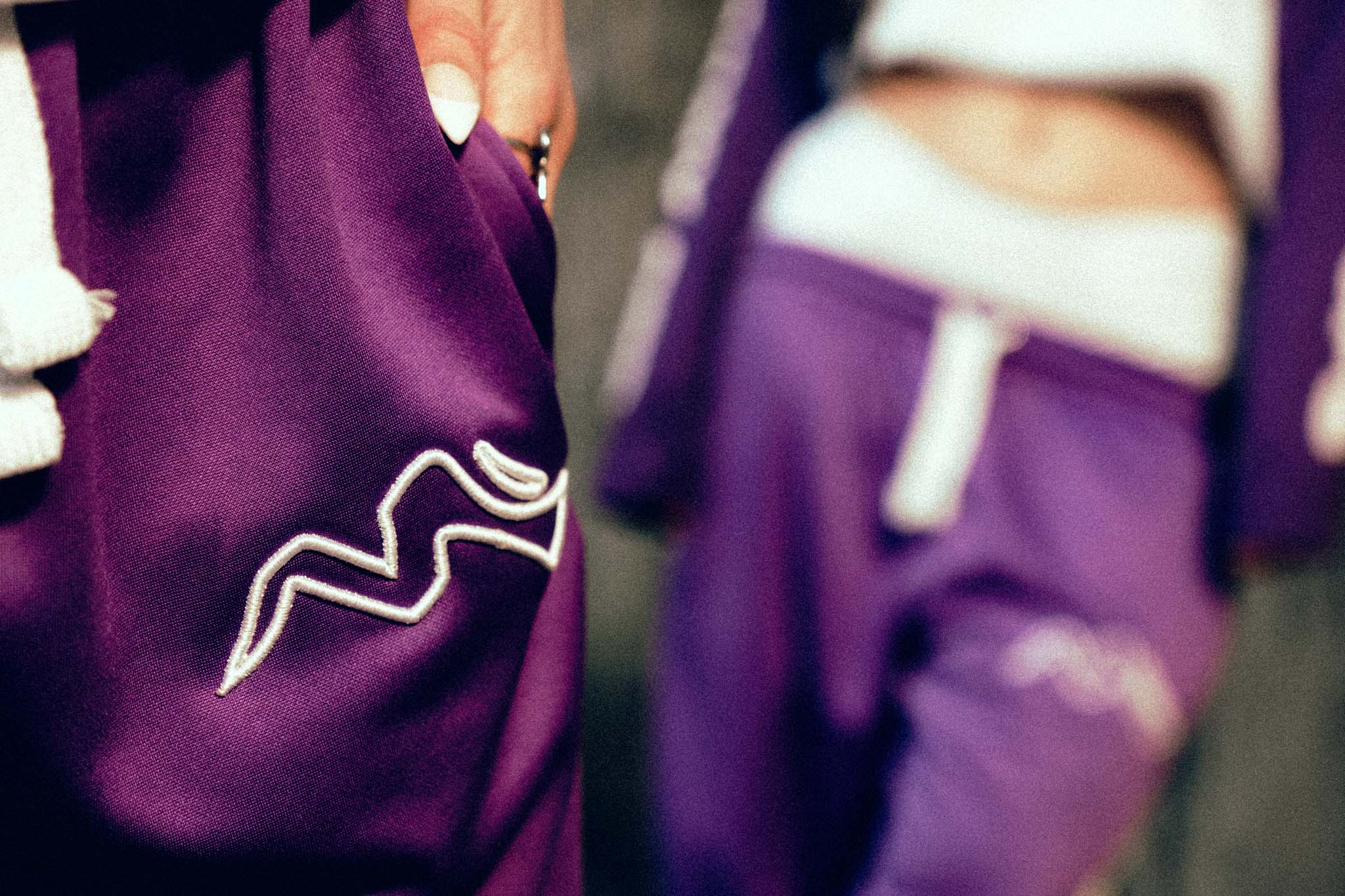 PURPLE JAY Z PANTS