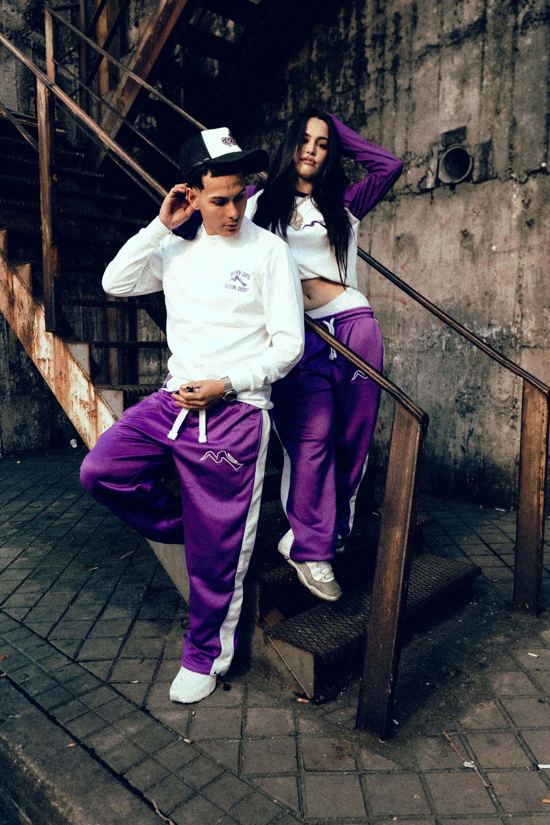 PURPLE JAY Z PANTS
