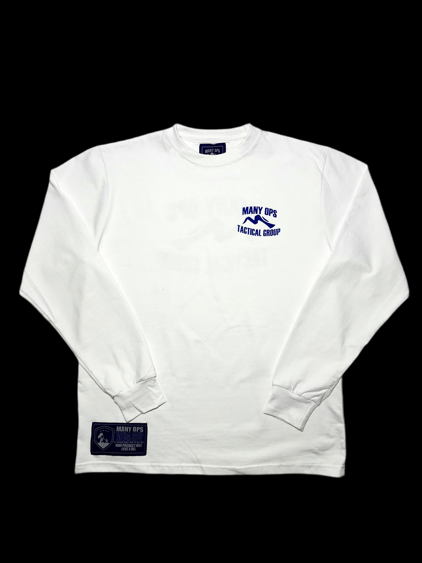 WHITE JAY Z LONG-SLEEVE